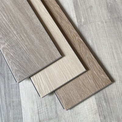 Residential Usage PVC SPC Vinyl Flooring 4.0mm Wood Tiles for Click Lock Installation