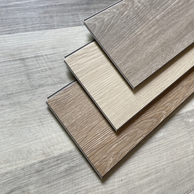 Residential Usage PVC SPC Vinyl Flooring 4.0mm Wood Tiles for Click Lock Installation