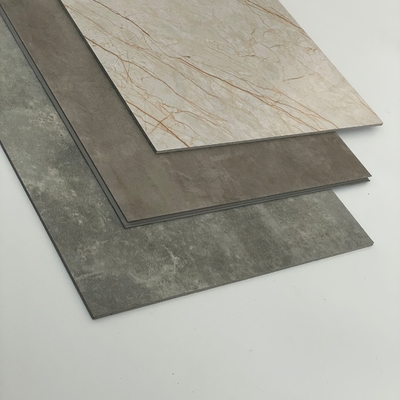 Waterproof Stone Virgin Plastic Tile Deep Embossed SPC Vinyl Flooring Plank with Click