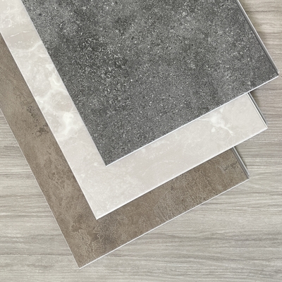 Embossed Surface 4mm Rigid SPC Vinyl Flooring for Kitchen Easy Click Lock Installation