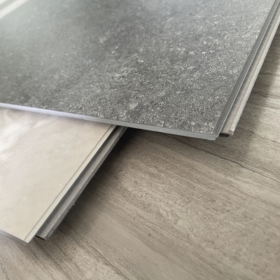 Embossed Surface 4mm Rigid SPC Vinyl Flooring for Kitchen Easy Click Lock Installation