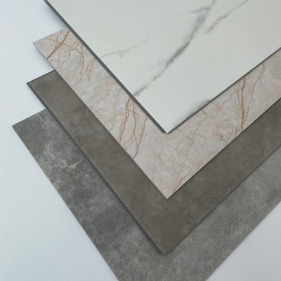 Embossed Surface 4mm Rigid SPC Vinyl Flooring for Kitchen Easy Click Lock Installation