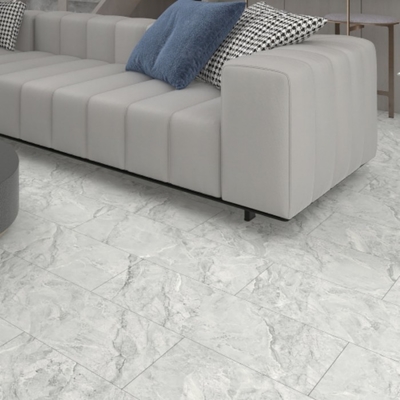 4mm Thickness Wood Grain Interlocking Tiles Interlock Click Vinyl SPC Flooring for Indoor