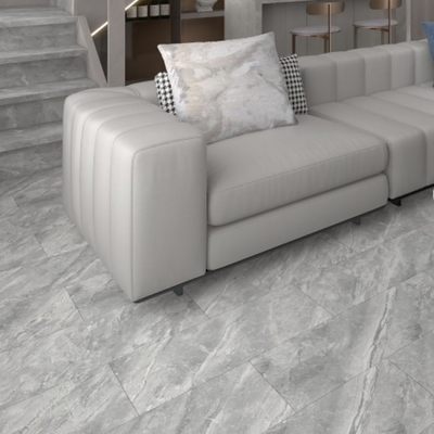 4mm Thickness Wood Grain Interlocking Tiles Interlock Click Vinyl SPC Flooring for Indoor
