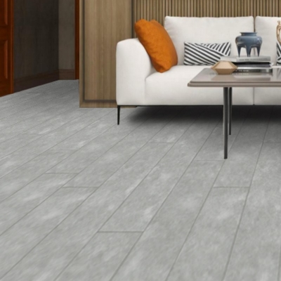 4mm Thickness Wood Grain Interlocking Tiles Interlock Click Vinyl SPC Flooring for Indoor