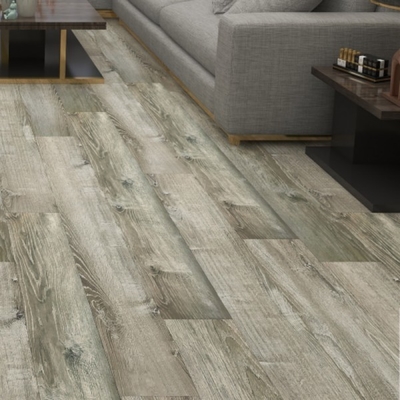 Apartment PVC Floor Tile Waterproof Unilin Click LVT Flooring 9"x48" or Customized Size