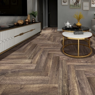 Waterproof Unilin Click LVT Flooring Plank with Wear Layer of 0.3mm / 0.5mm / 0.7mm