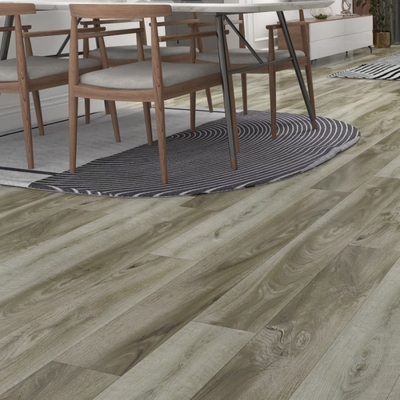 Simple Color SPC Waterproof Flooring with Unilin Locking Click System and Rigid Core