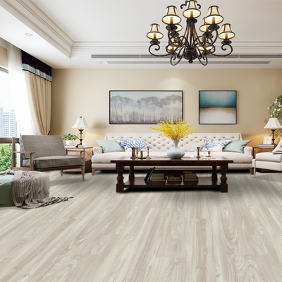 SPC Flooring in Wooden Texture with Click Interlocking Design and 4.0-6.0mm Thickness