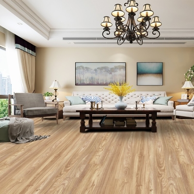 SPC Flooring in Wooden Texture with Click Interlocking Design and 4.0-6.0mm Thickness