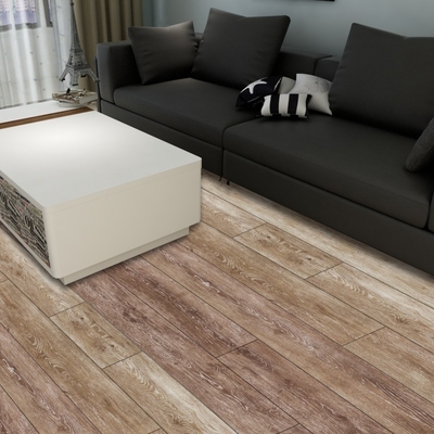 Waterproof and Impervious SPC Click Lock PVC Tile Flooring in Simple Color for Indoor