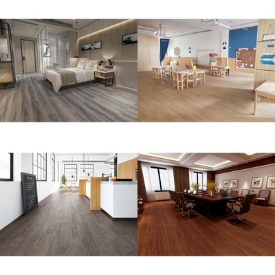 Conference Halls and Government Buildings Vinyl Sheet Flooring with Handscaped Texture