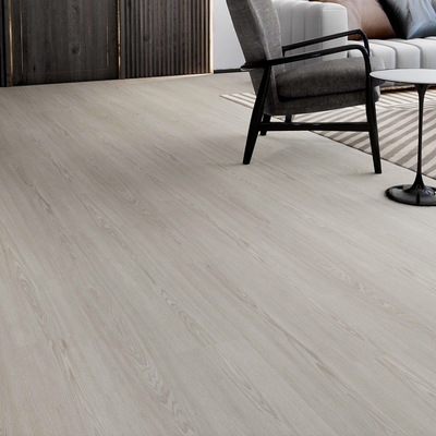 Waterproof Light Gray Rigid Core SPC Vinyl Flooring 7" x 48" 12"x24" 4mm 5mm Click Lock Oak Floor
