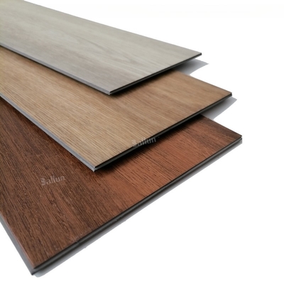 8mm SPC Flooring Tiles with Gray Vinyl Click Design UV Coating and Unilin Click System