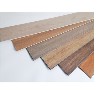 2mm-7mm Thickness Click Lock Hybrid Flooring in Rustic Walnut for Contemporary Spaces