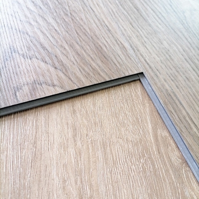 2mm-7mm Thickness Click Lock Hybrid Flooring in Rustic Walnut for Contemporary Spaces