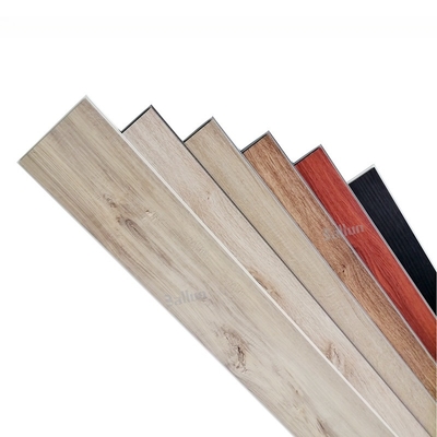 Affordable PVC Slat Flooring in Laminate Wooden Colors for Luxury Home Decoration