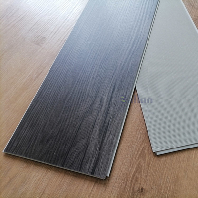 Customized Color SPC Flooring Black Vinyl Wood Plank Waterproof Click 4mm 5mm 6mm