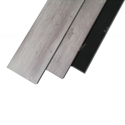 Waterproof Gray Wood SPC Flooring LVT PVC Vinyl Plank 5mm Click Flooring for Indoor OEM
