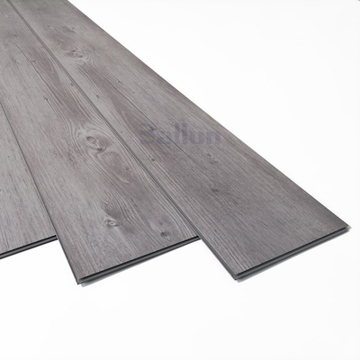 Waterproof Gray Wood SPC Flooring LVT PVC Vinyl Plank 5mm Click Flooring for Indoor OEM