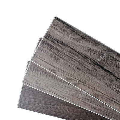 Dark Wood Laminate LVT SPC Luxury Click Vinyl Flooring ISO9001/CE Certified 1220*180mm