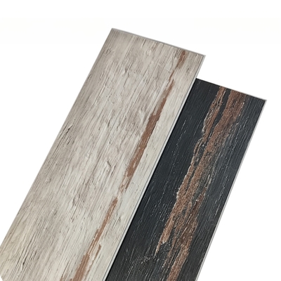 Home Office Kitchen Bathroom Vinyl Floor Planks with Cork Underlay and Waterproof SPC Wood Grain