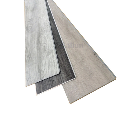 Commercial Grade Gray Vinyl Flooring with Uniclick System and Waterproof PVC Veneer