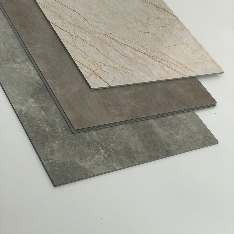Waterproof Stone Virgin Plastic Tile Deep Embossed SPC Vinyl Flooring Plank with Click