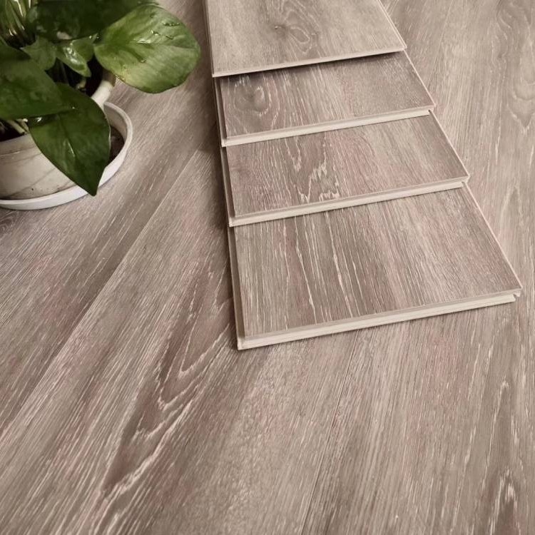 Simple Color PVC Click Vinyl Flooring Plank for Apartment Floor Upgrade Solution