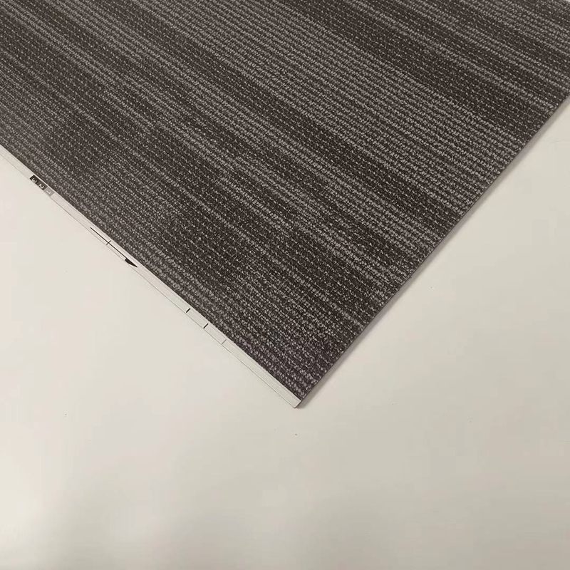 Melamine SPC Vinyl Flooring Home Office Floor with 0.5mm Wear Resistant Carpet Tile